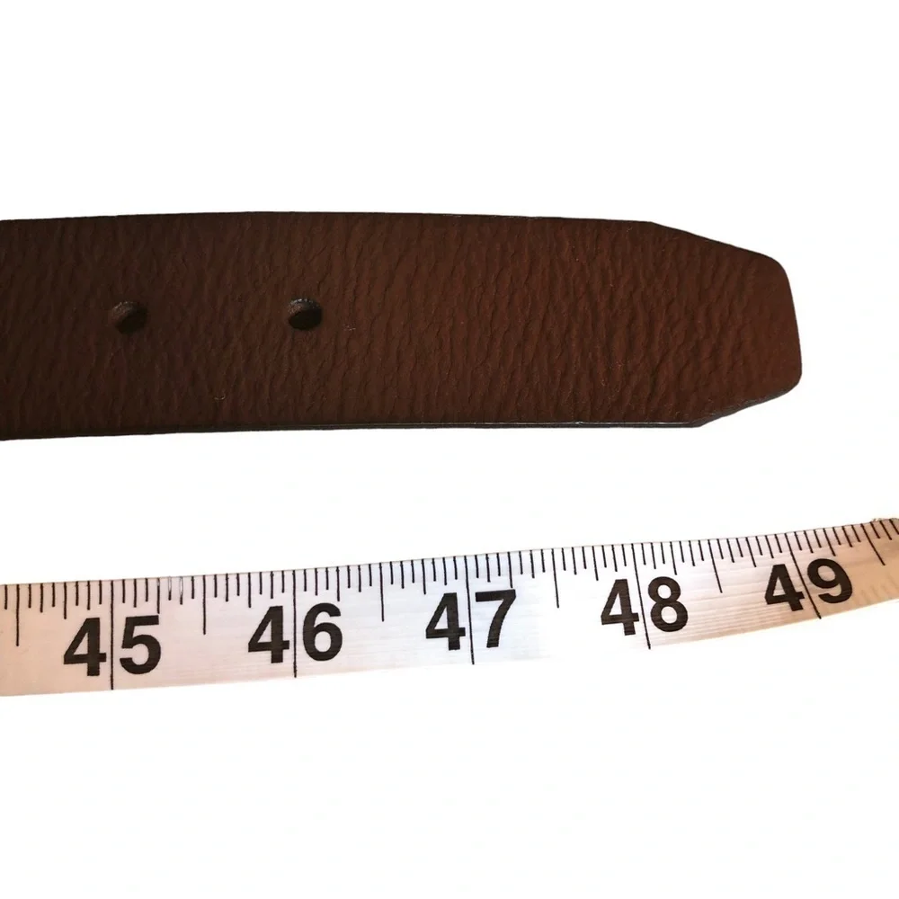 Land’s End Mens Casual Brown Leather Belt Size 42